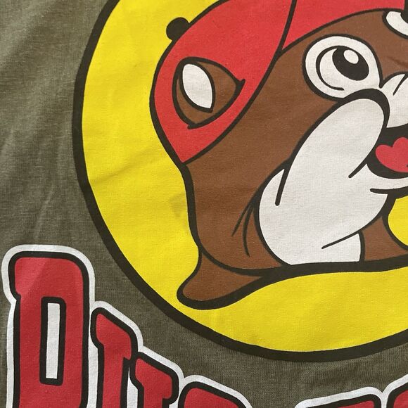 Buc-ees Amarillo Texas Graphic T-shirt Green Buc-ee’s Tee Size XL - Picture 3 of 8